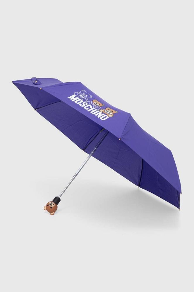 Парасоля Moschino колір фіолетовий (3686687)