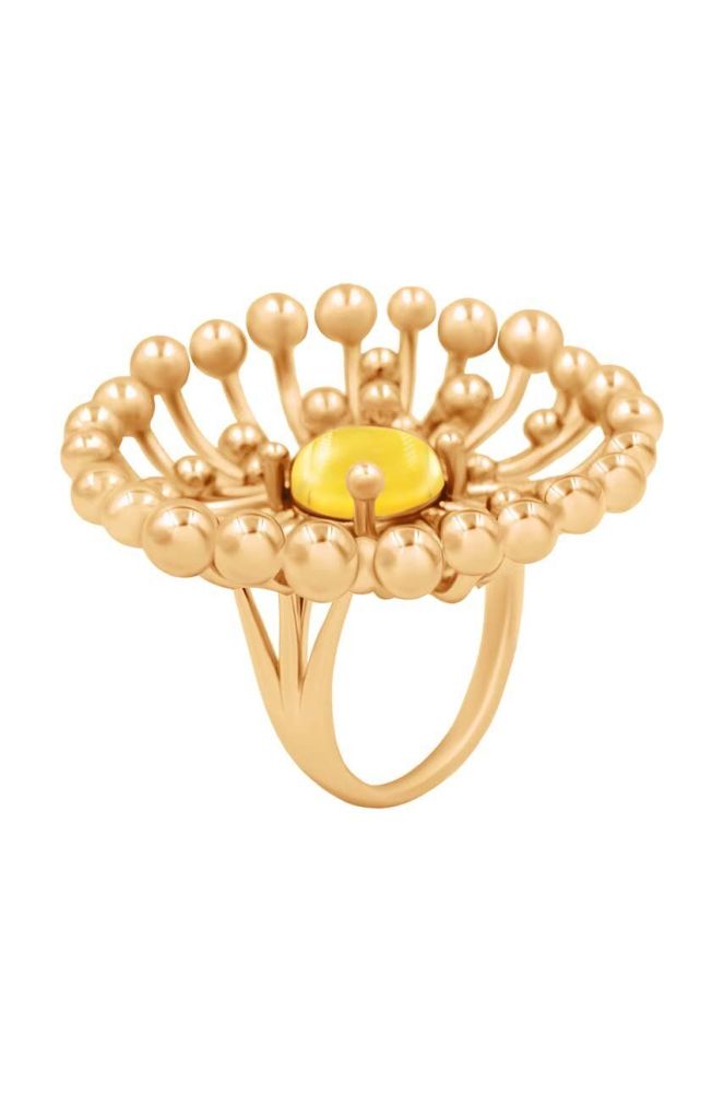 Позолочений перстень Lilou Celebrate колір золотий (3345270)