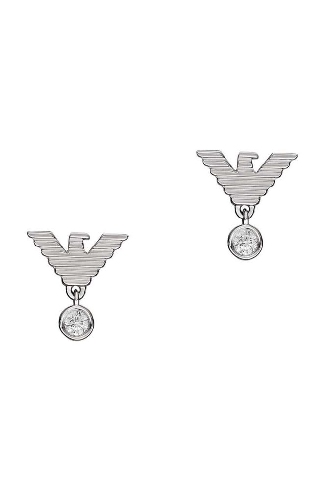 Сережки Emporio Armani колір срібний (3511126)