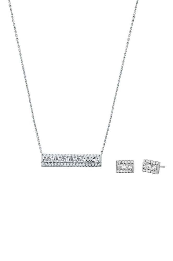 Кольє і сережки Michael Kors колір срібний (3680822)