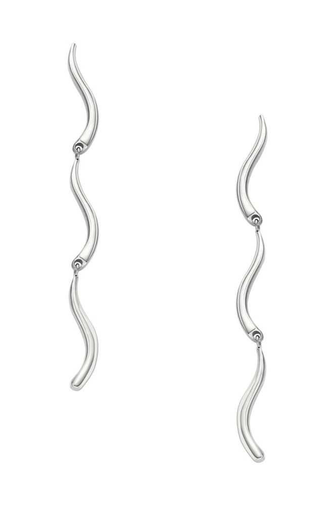 Сережки Skagen колір срібний (3683238)
