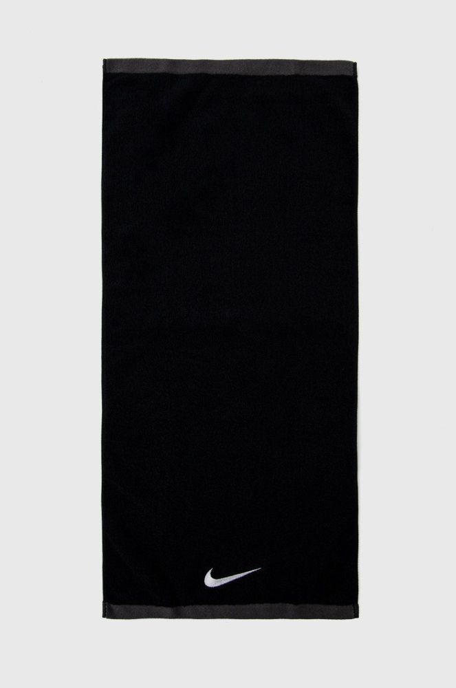 Бавовняний рушник Nike колір чорний