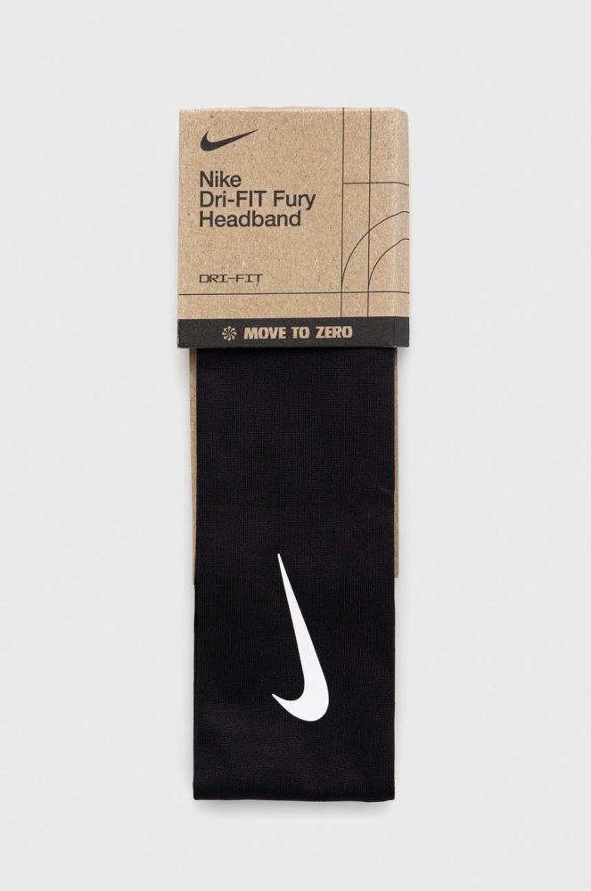 Пов'язка на голову Nike колір чорний (2839907)