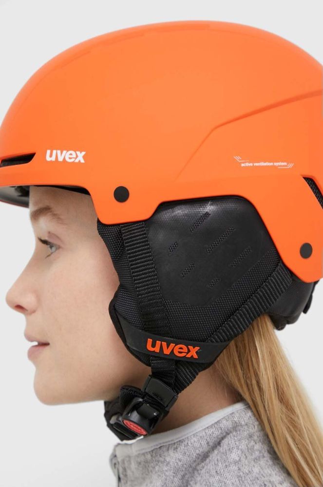 Гірськолижний шолом Uvex Stance колір помаранчевий