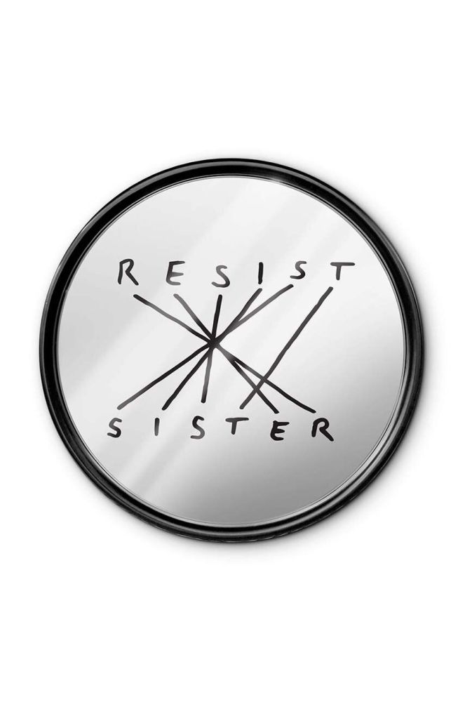 Настінне дзеркало Seletti Resist Sister колір чорний