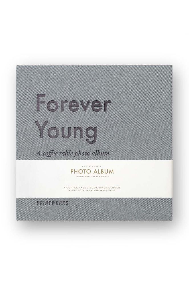 Фотоальбом Printworks Forever Young колір сірий