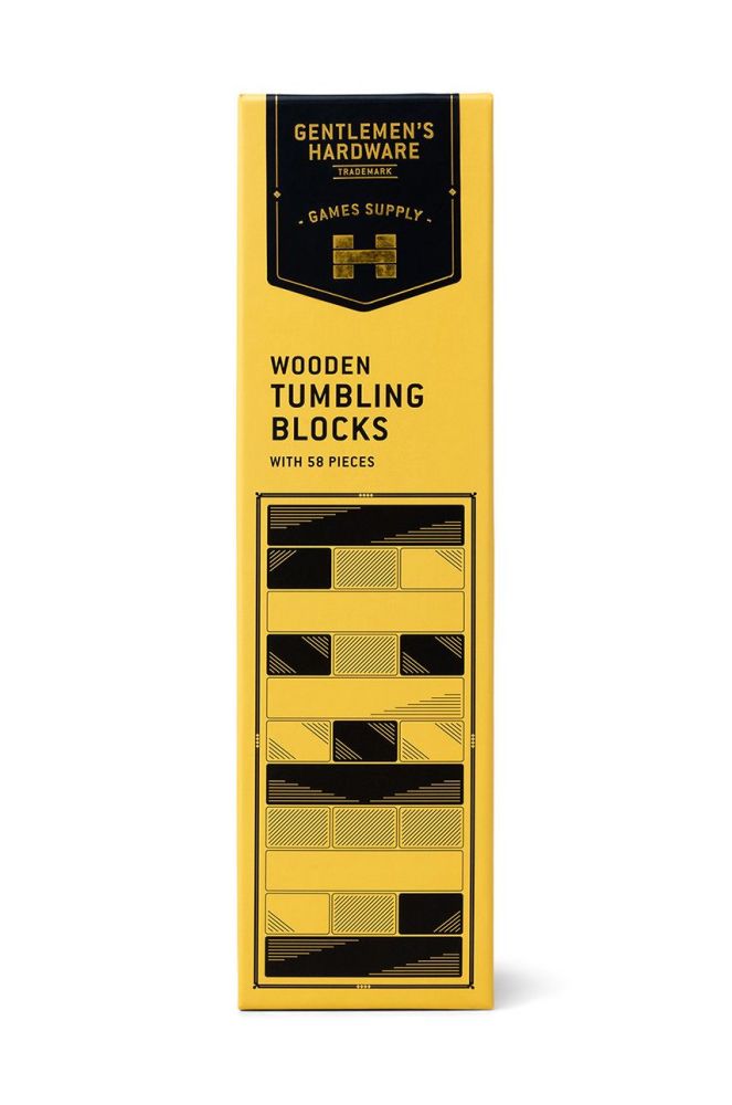 Gentelmen's Hardware Гра Wooden Tumbling Blocks колір жовтий