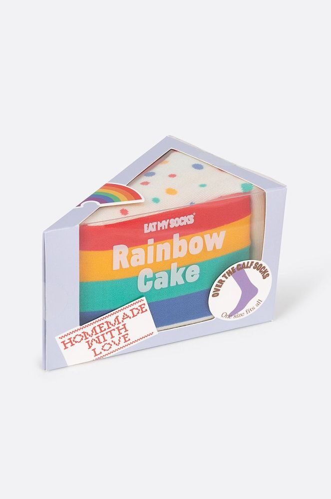 Eat My Socks Шкарпетки Rainbow Cake колір барвистий
