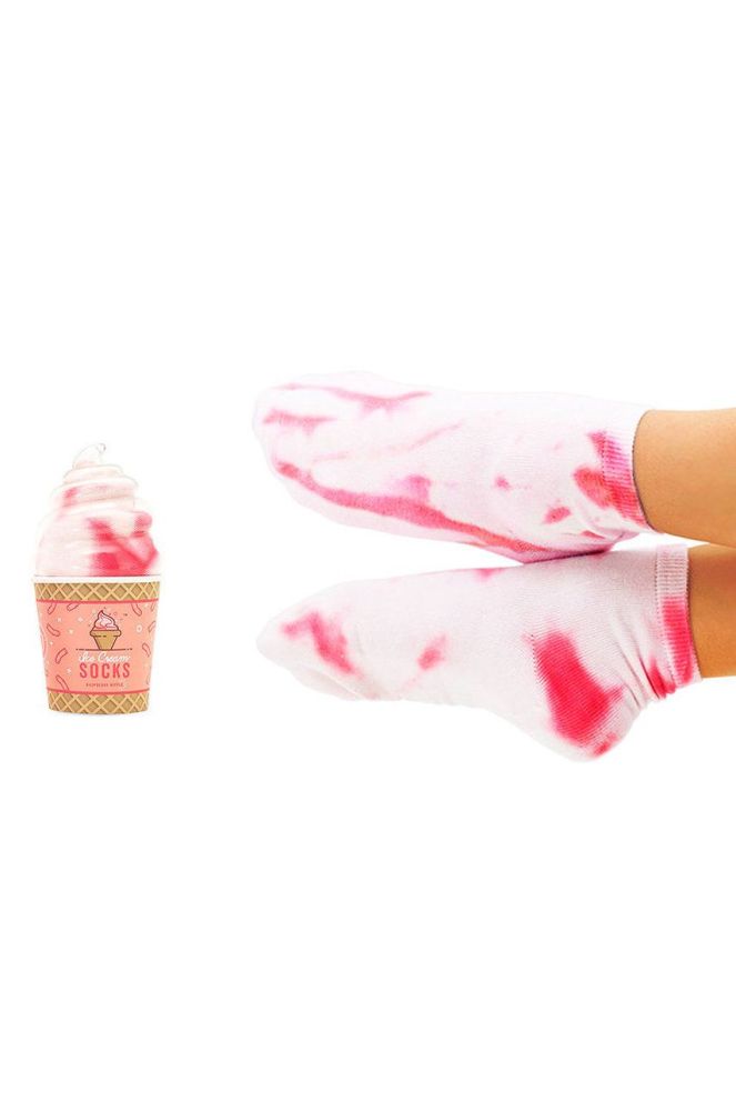 Luckies of London бавовняні шкарпетки Raspberry Ripple Ice Cream колір барвистий