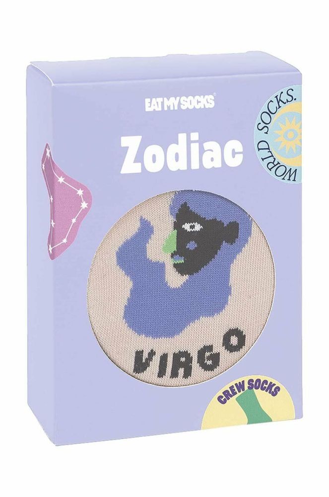 Шкарпетки Eat My Socks Zodiac Virgo колір барвистий
