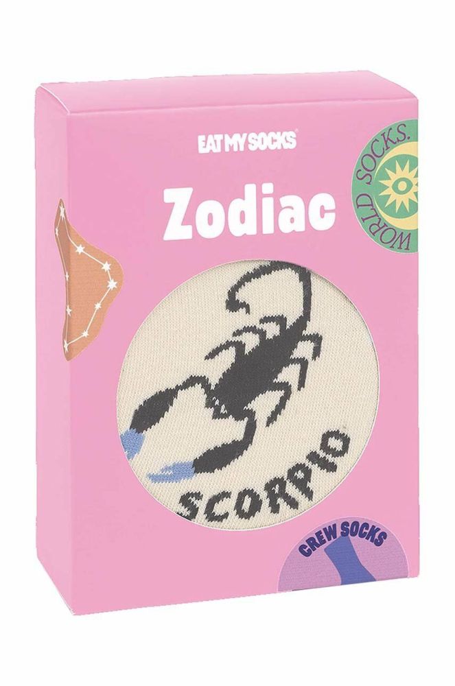 Шкарпетки Eat My Socks Zodiac Scorpio колір барвистий