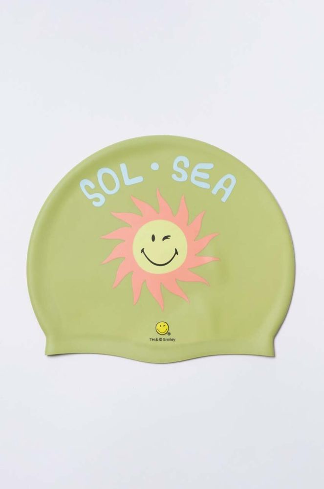 Дитяча шапка для плавання SunnyLife X SmileyWorld колір барвистий