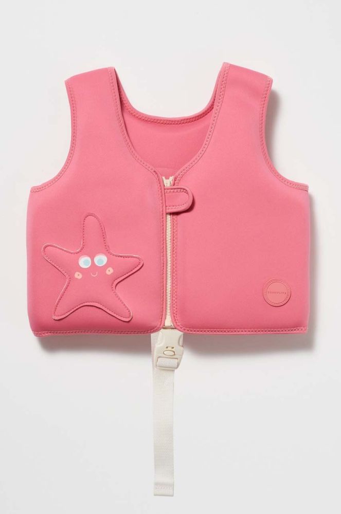 Дитячий жилет для плавання SunnyLife Ocean Treasure колір рожевий (3296107)