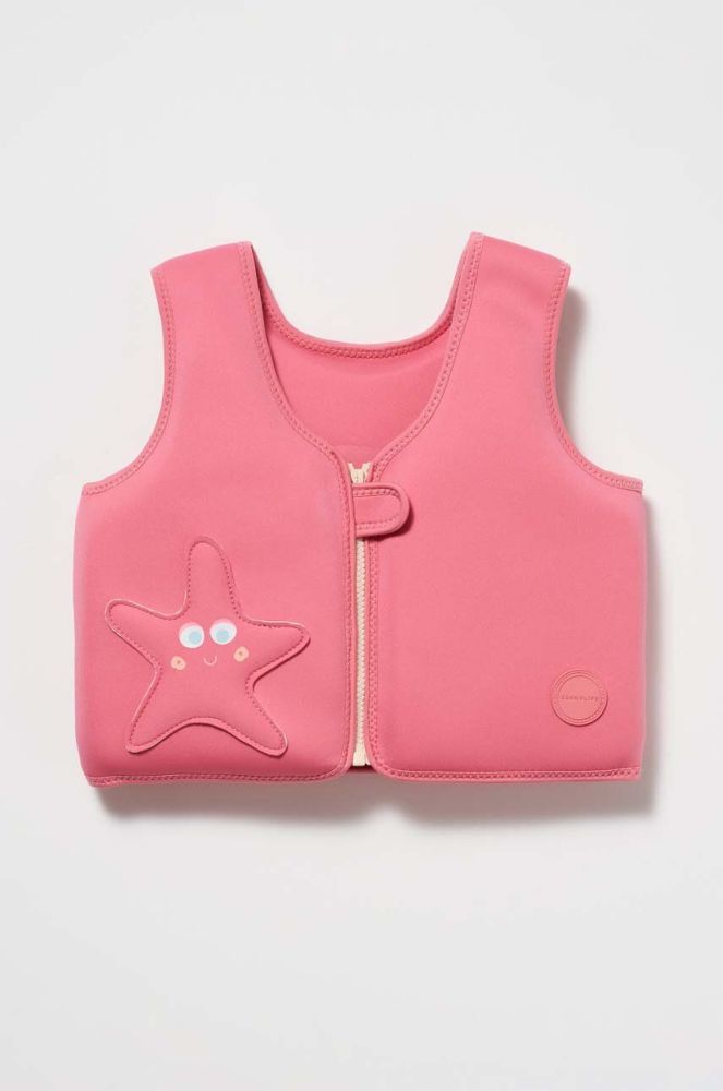Дитячий жилет для плавання SunnyLife Ocean Treasure колір рожевий (3305221)