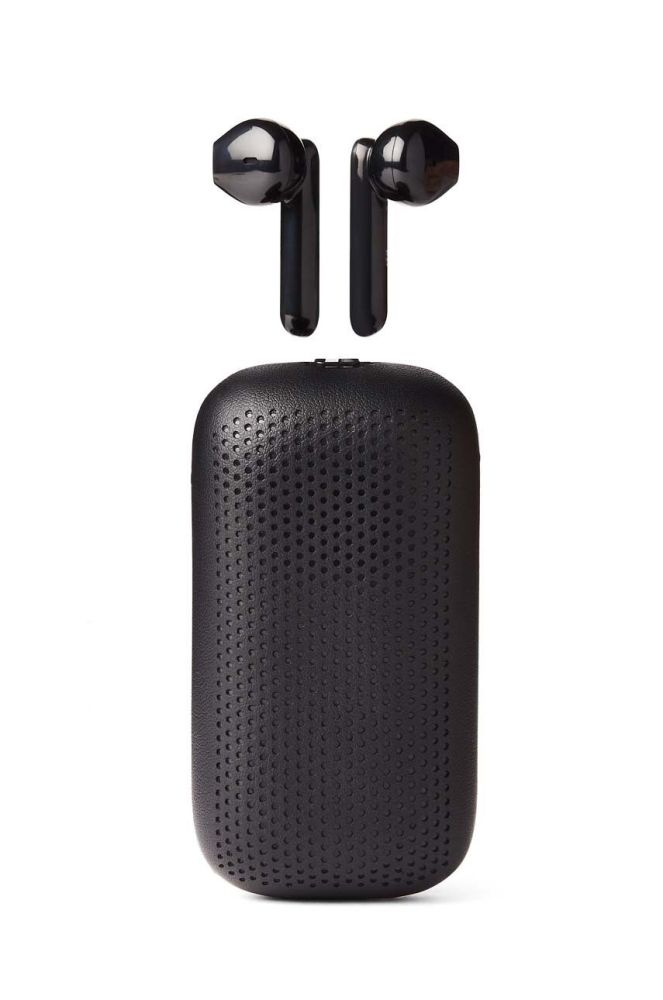 Бездротові навушники Lexon Speakerbuds колір чорний
