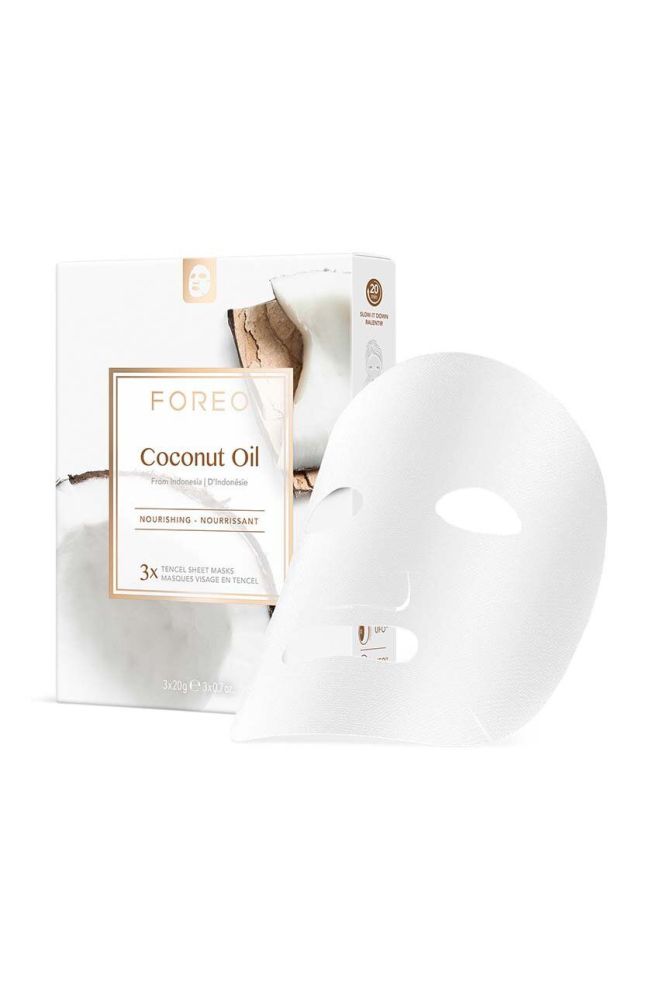 Листова поживна маска для зневодненої шкіри FOREO Farm To Face Sheet Mask 3-pack колір барвистий
