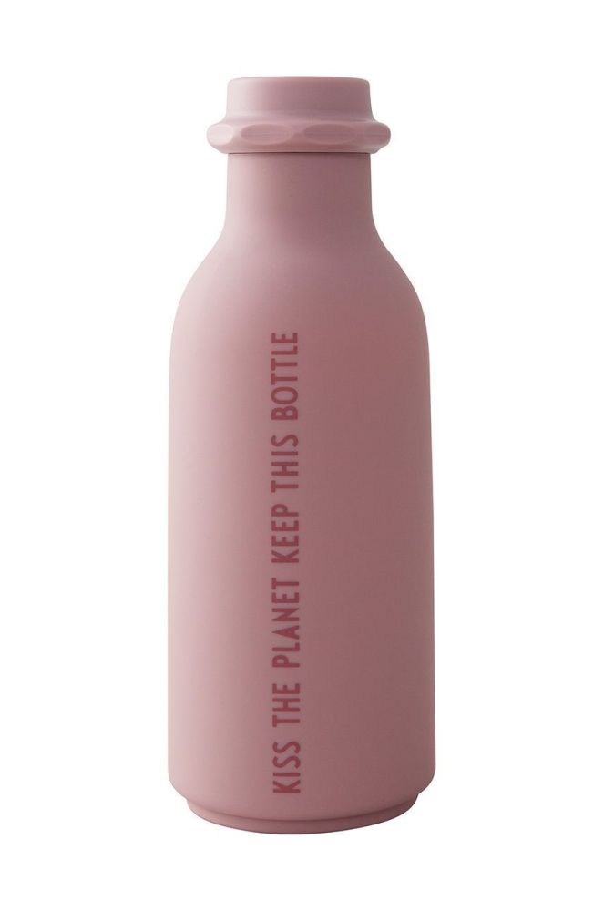 Design Letters Пляшка для води колір рожевий (2671657)