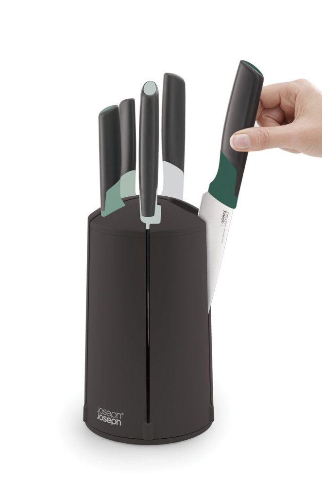 Joseph Joseph Набір ножів з органайзером Elevate Sage (6-pack) колір зелений