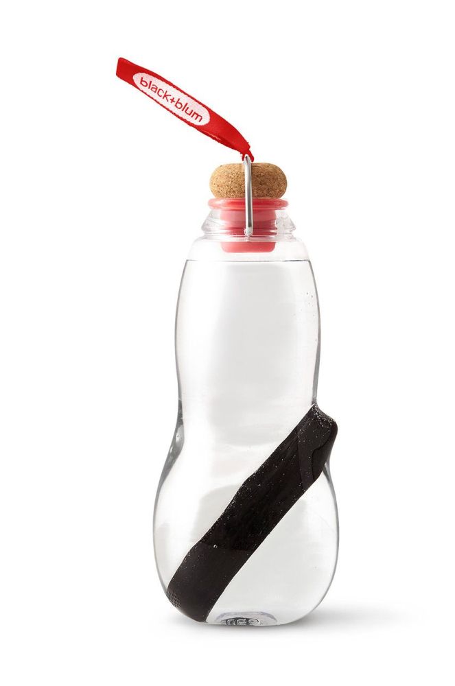 Black and Blum пляшка для води з вугільним фільтром EAU GOOD колір червоний (2678354)