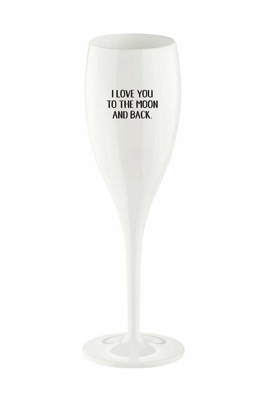 Набір келихів для шампанського Koziol Cheers 100 ml 6-pack колір білий (3025159)