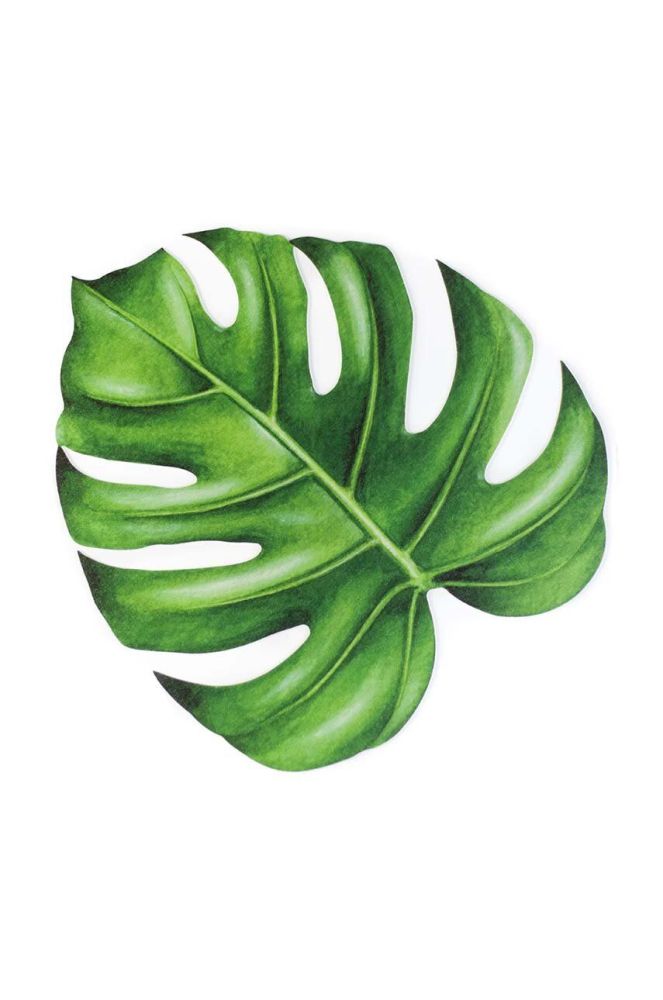 Декоративна скатертина Madre Selva Monstera колір зелений