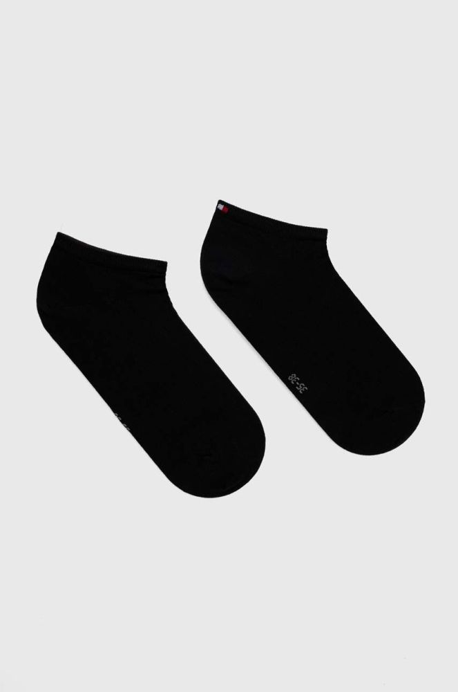 Шкарпетки Tommy Hilfiger 4-pack жіночі колір чорний