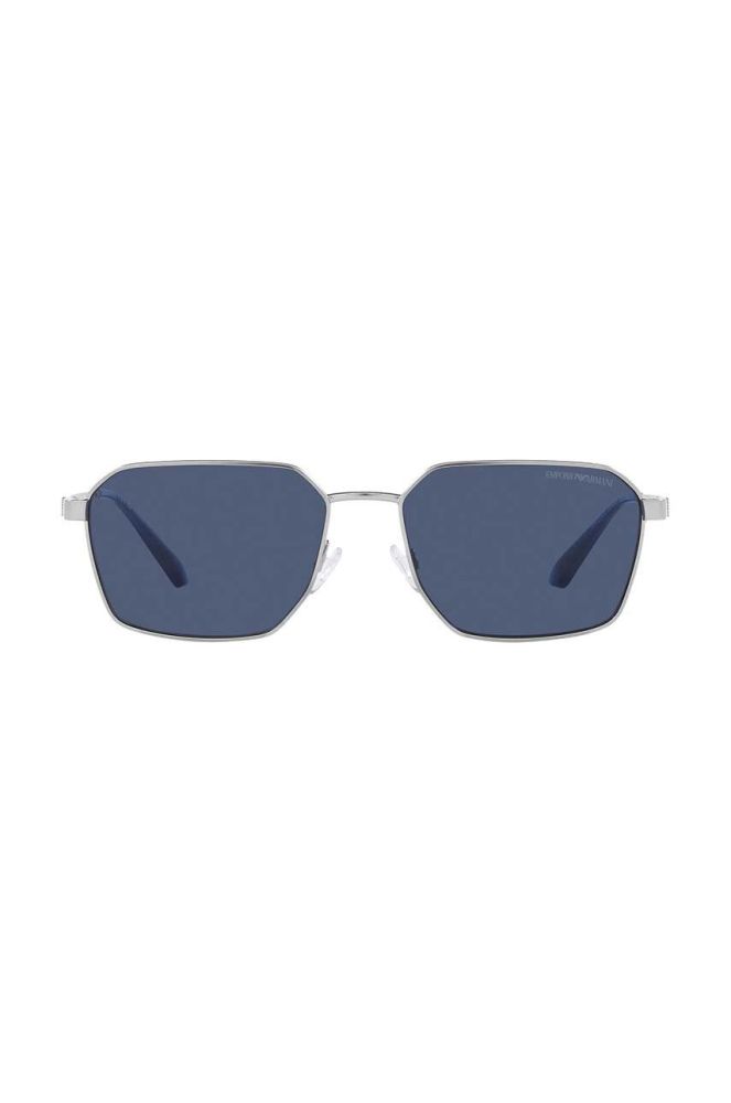 Сонцезахисні окуляри Emporio Armani чоловічі колір сірий (3253411)