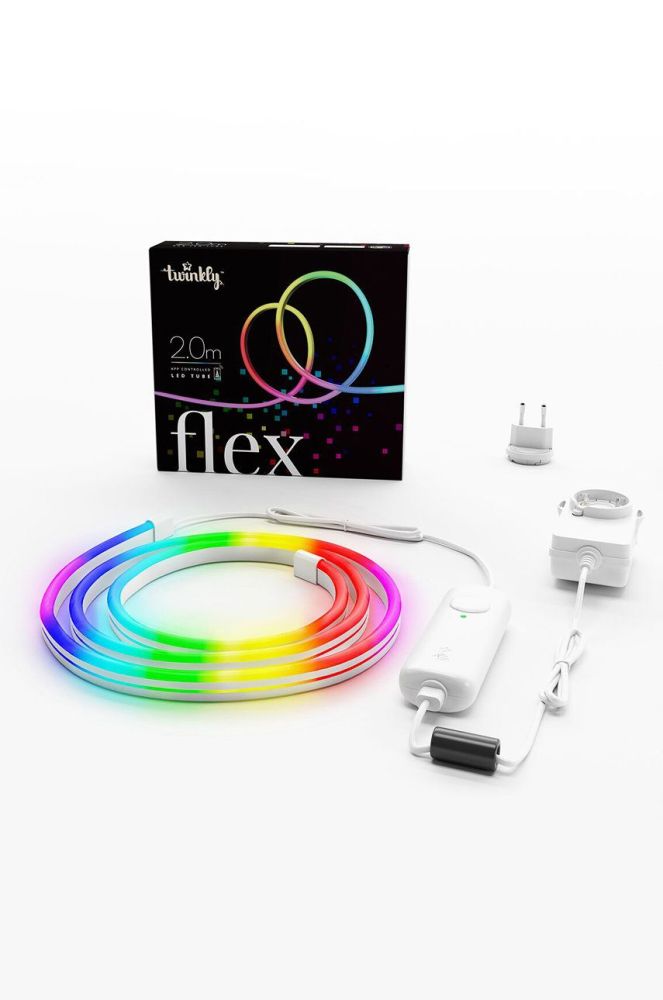 Twinkly Гнучка світлодіодна стрічка LED 192 LED RGB 2m - Starter Kit колір барвистий