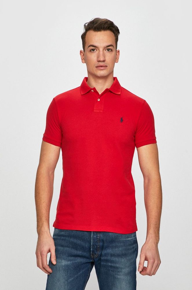 Polo Ralph Lauren - Поло колір червоний (245945)