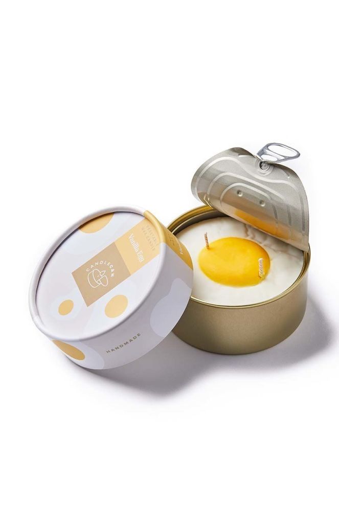 Ароматизована свічка CandleCan Vanilla Egg колір білий