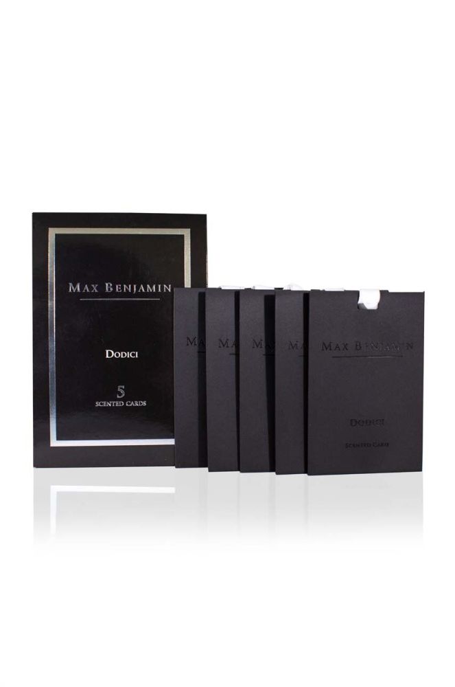 Набір ароматичних карток Max Benjamin Dodici 5-pack колір чорний