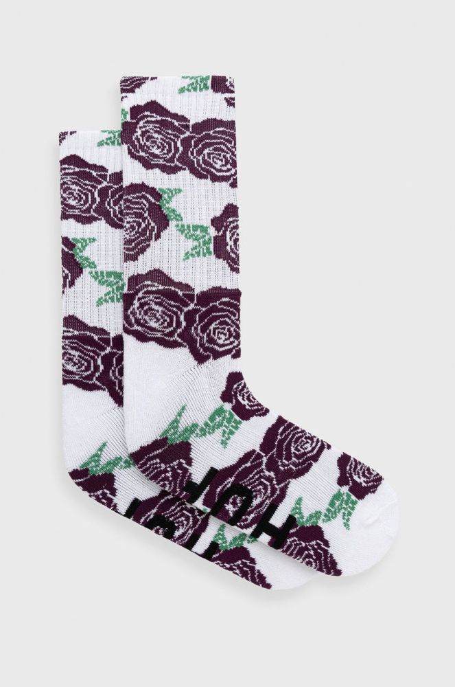 Шкарпетки HUF жіноче колір білий (1993625)