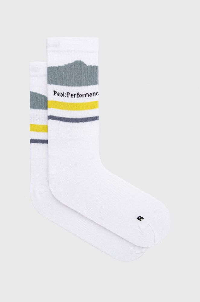 Шкарпетки Peak Performance жіночі колір білий
