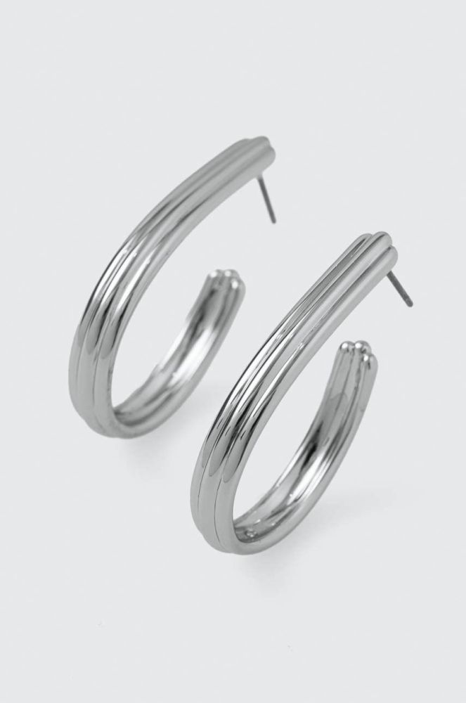Сережки Dkny колір срібний (2803373)