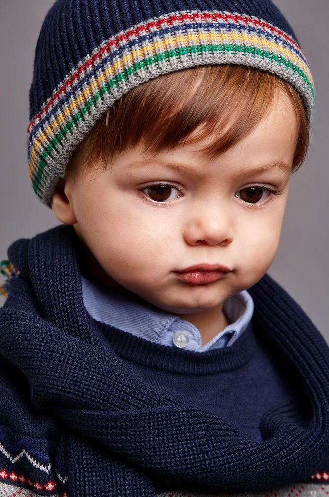 Дитячі шапка, шарф і рукавички Mayoral колір синій (2621083)