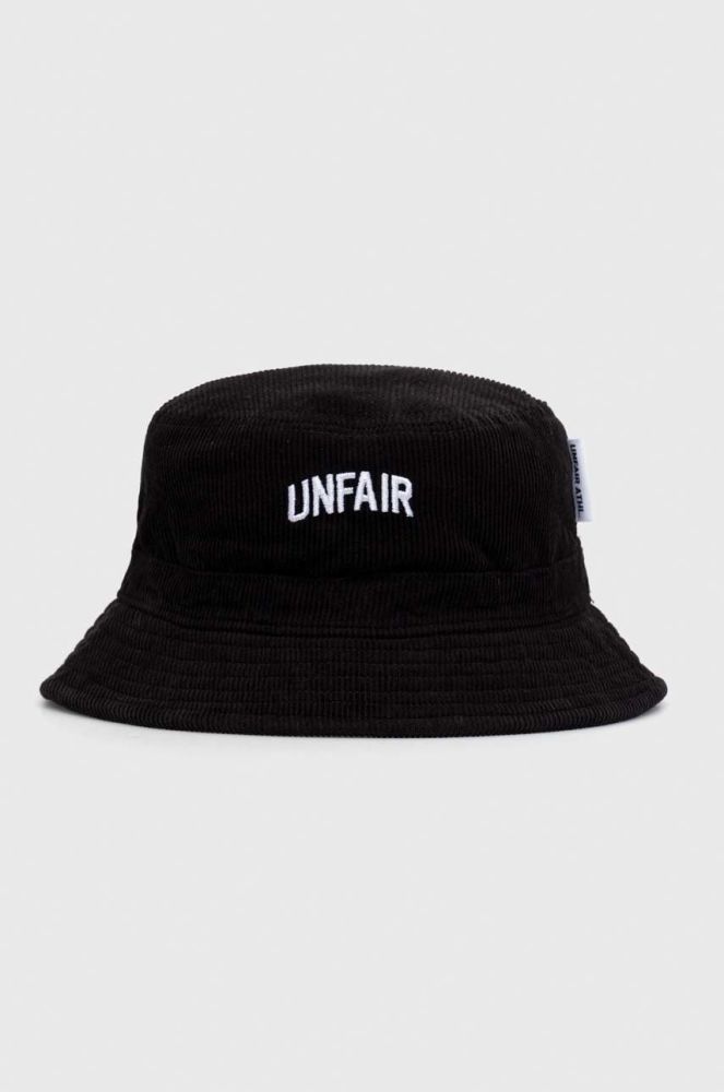 вельветовий капелюх Unfair Athletics колір чорний з бавовни