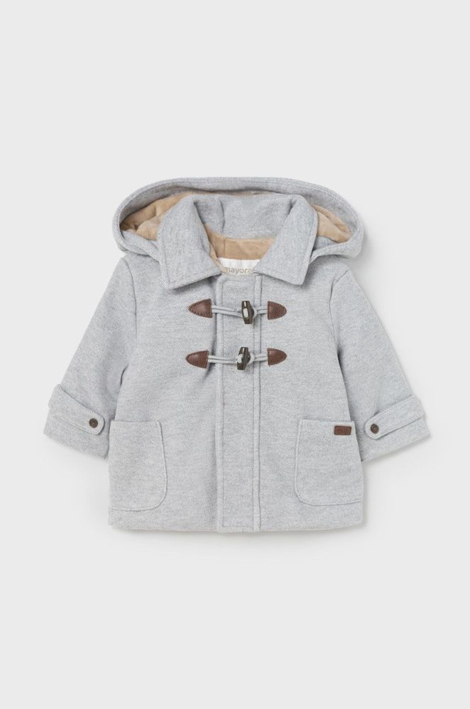 Пальто для малюків Mayoral Newborn колір сірий