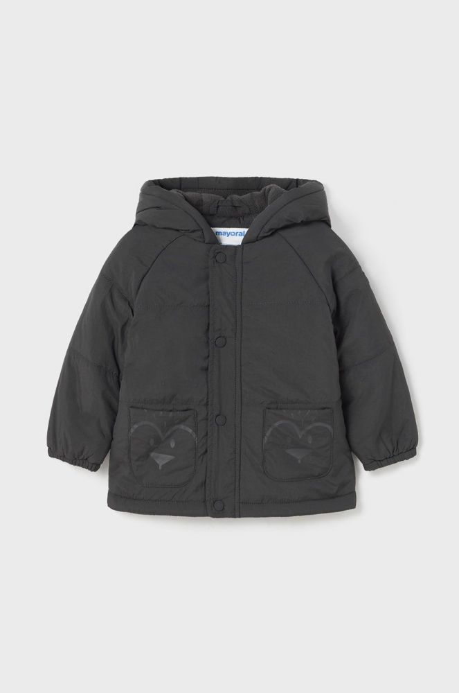 Куртка для немовлят Mayoral колір чорний