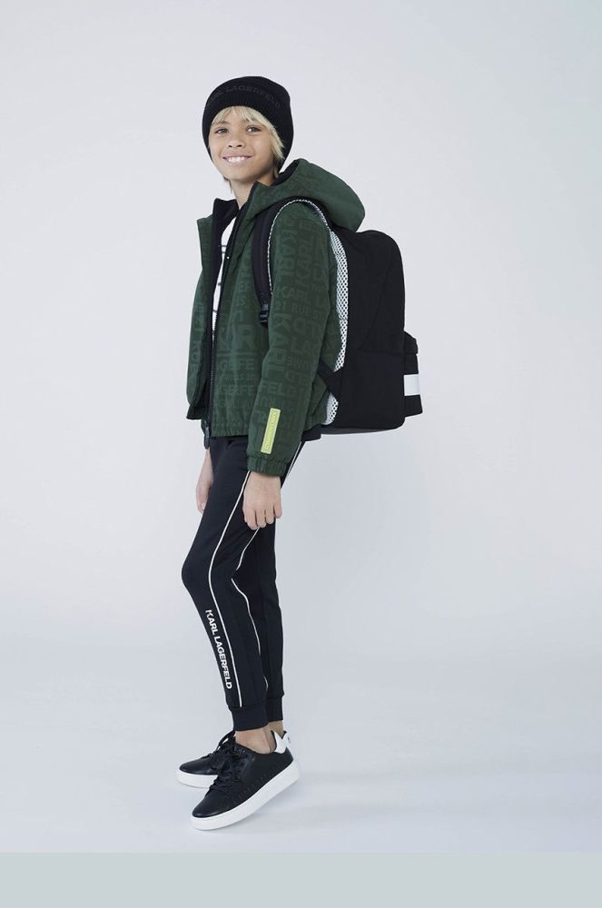 Дитяча куртка Karl Lagerfeld колір зелений (2698060)