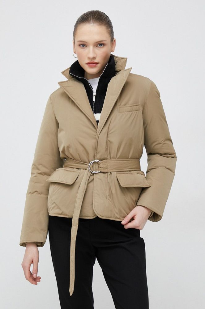 Пухова куртка Polo Ralph Lauren Kapsu?a Creamy Dreamy жіноча колір бежевий зимова