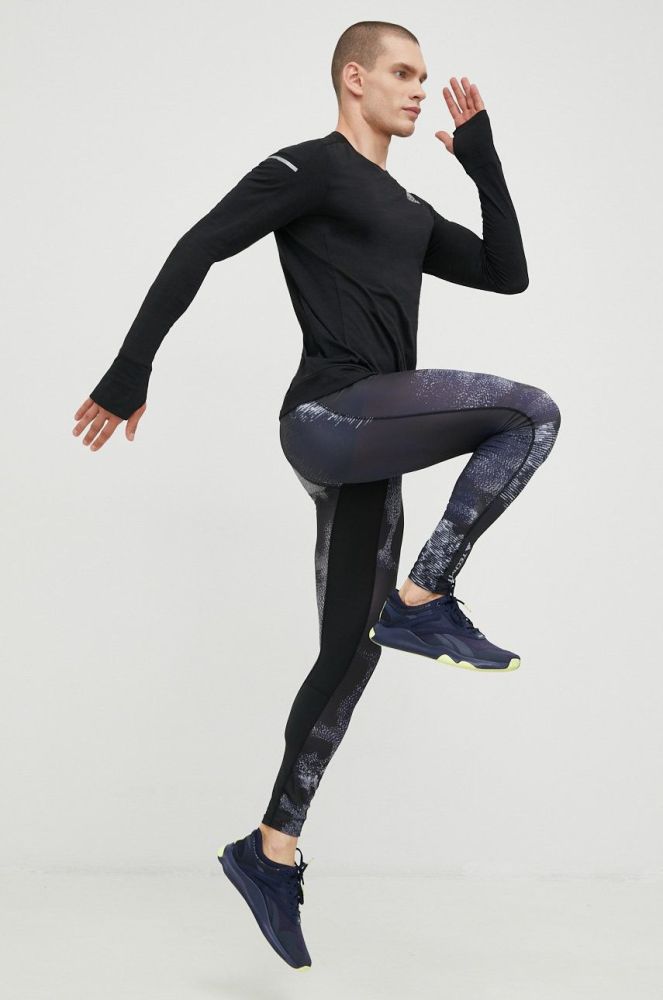 Легінси для тренувань adidas Performance Techfit чоловічі колір чорний візерунок