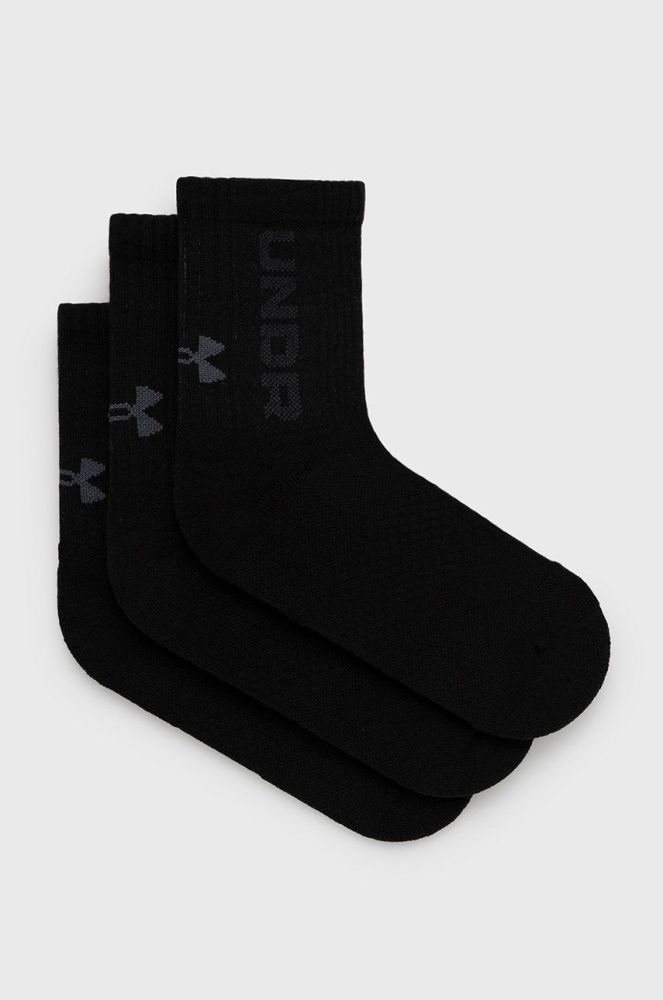 Шкарпетки Under Armour (3-pack) колір чорний (2667922)