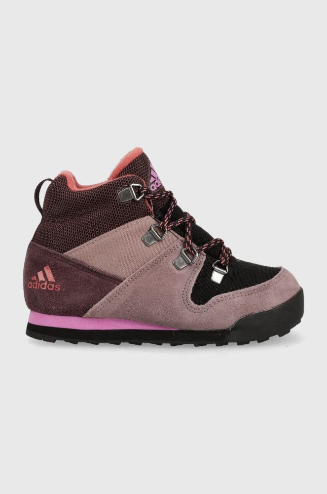 Дитячі черевики adidas Performance колір фіолетовий (2890453)