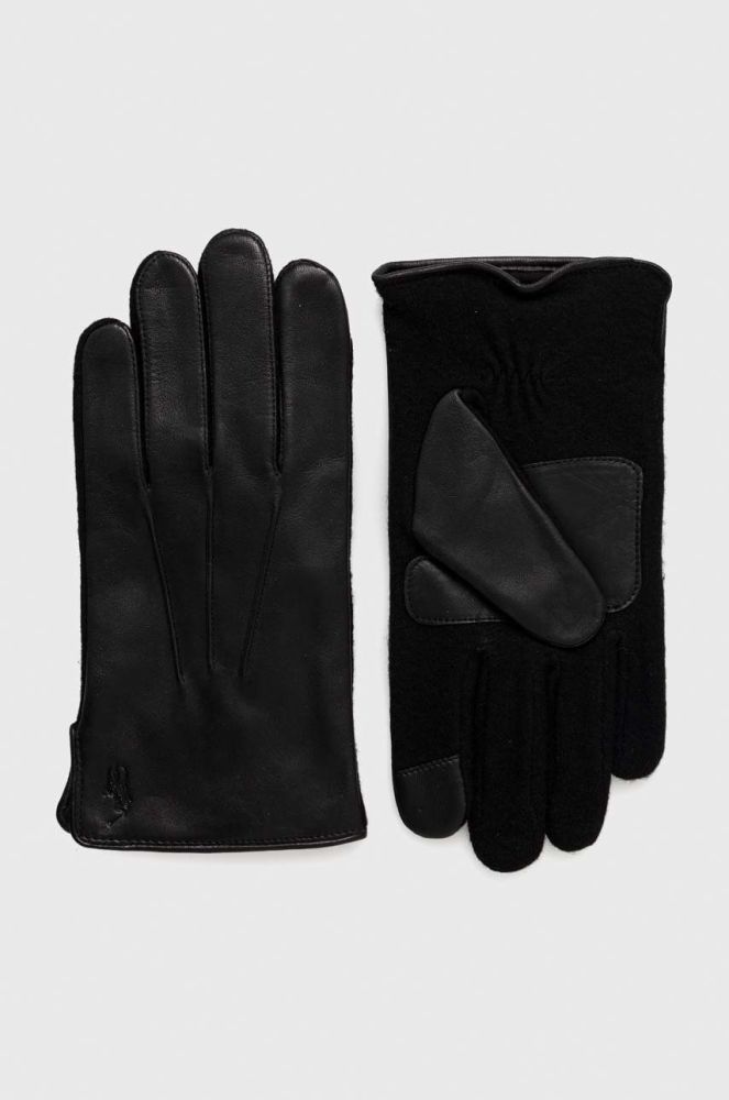 Рукавички Polo Ralph Lauren чоловічі колір чорний