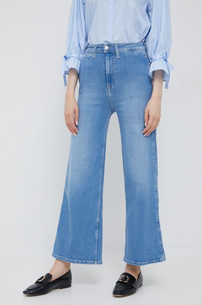 Джинси Pepe Jeans жіночі висока посадка колір блакитний (2470456)