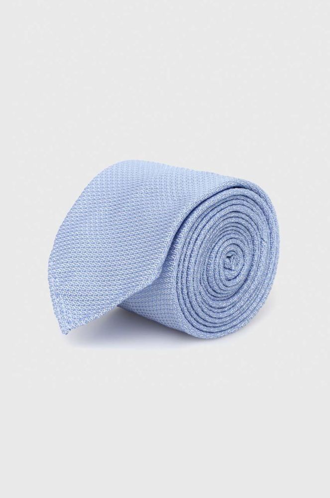 Краватка BOSS колір блакитний (3278375)