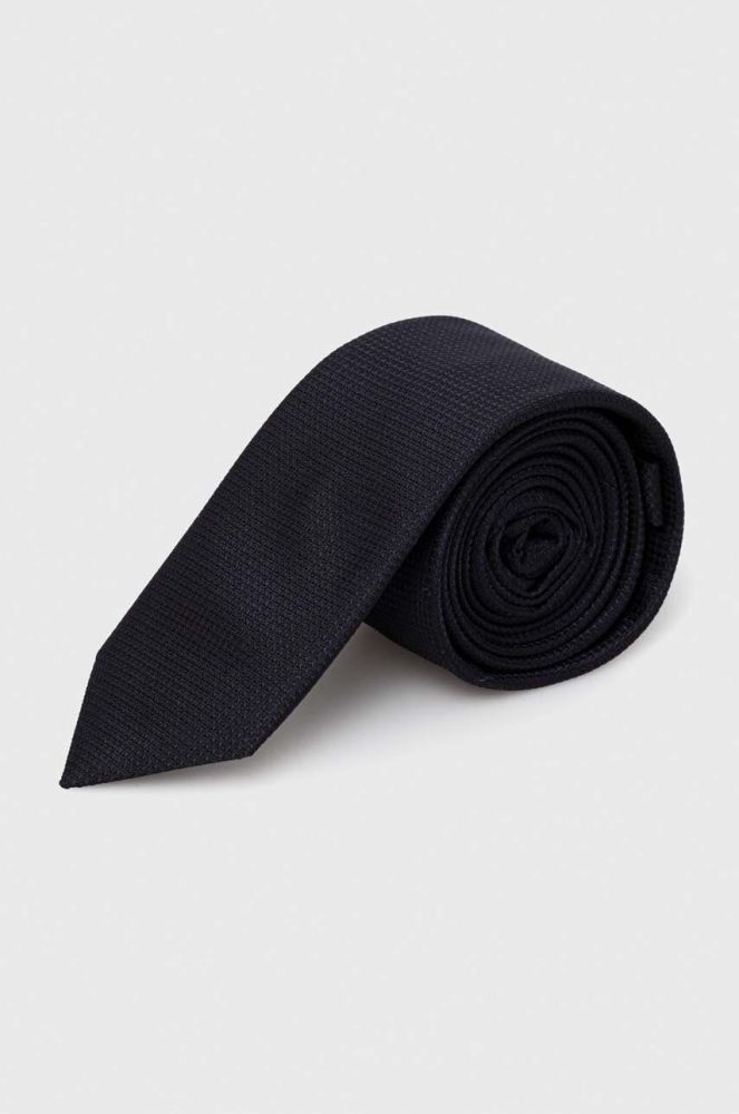 Шовковий галстук HUGO колір синій (3600429)