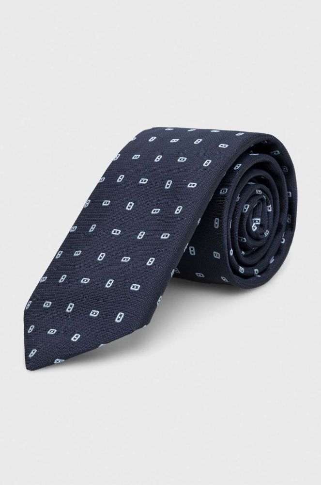 Шовковий галстук BOSS колір синій (3484969)
