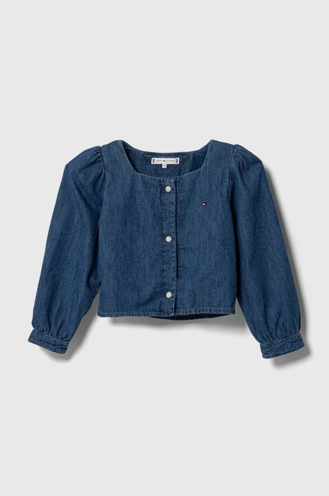 Дитяча джинсова сорочка Tommy Hilfiger колір блакитний (3553451)