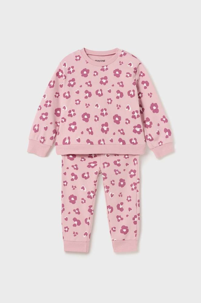 Піжама для немовляти Mayoral колір рожевий візерунок (3449859)
